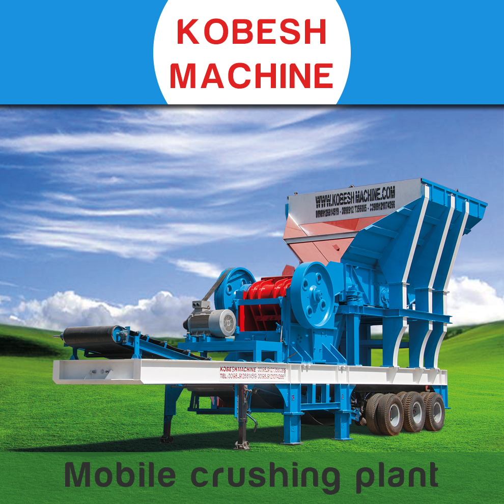 Mobile crushing plant