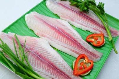 의 Pangasius 필레