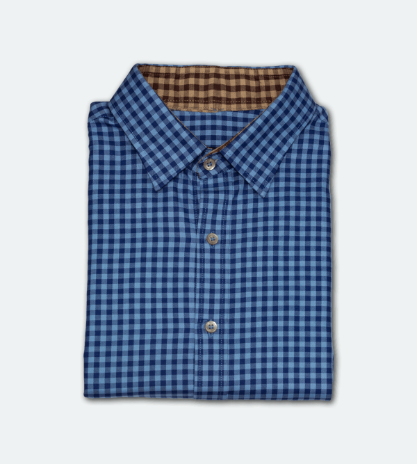 Blue Gingham Shirt