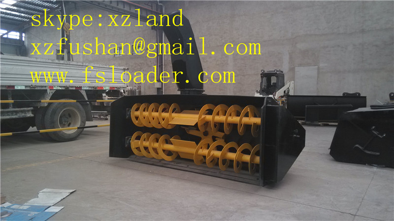 snow blower for skid loader,snow thrower for loader