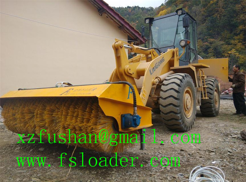 broom road sweeper for loader,skid loader,forklifter,truck