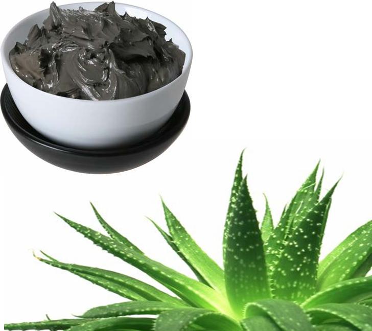 100% Pure Dead Sea Facial Black Mud Mask Enriched With Aloe Vera