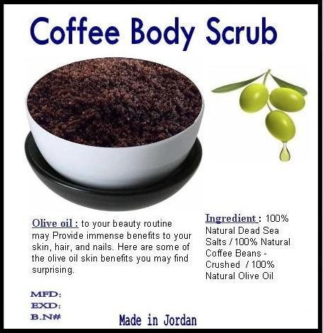  100% Natural Coffee Body Scrub 750gm Jar