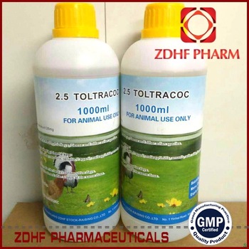 poultry coccidiosis treatment toltrazruil solution for chickens 