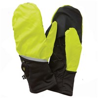 Men Membrane Half Finger Fleece Glove