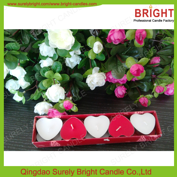 Long Burning Time Heart Shape Scented Tealight Candles 8 Hour