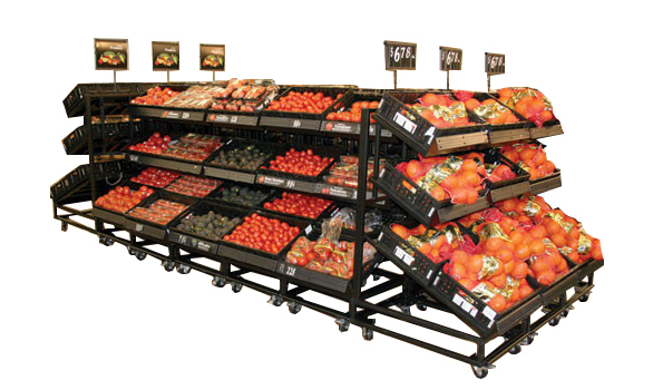 Fruit and Vegetable Display Cart