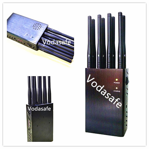 8 Bands Remote Control RF Jammer for All Cellular, GPS, Lojack, Alarm,CPJP8