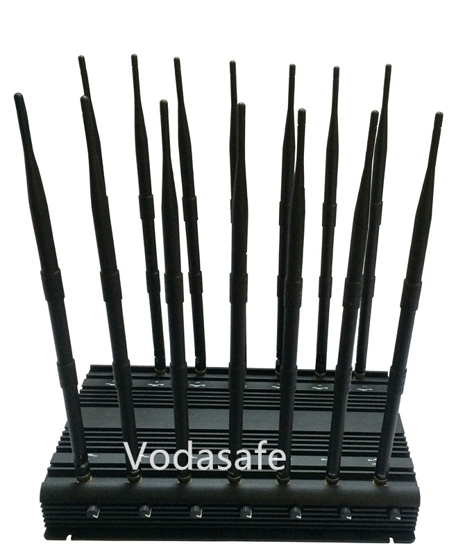 WiFi GSM CDMA 3G  Full-Band Wireless Cell Phone Signal Jammer with 14 Antenna Jammer,CPJX14