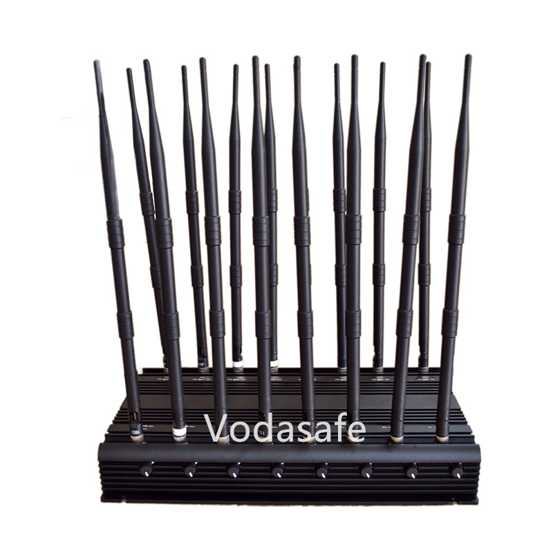 16 Antennas Low Band All Bands up to 50m Model, 3G 4G WiFi Signal detector with Cooling Fan,CPJX16