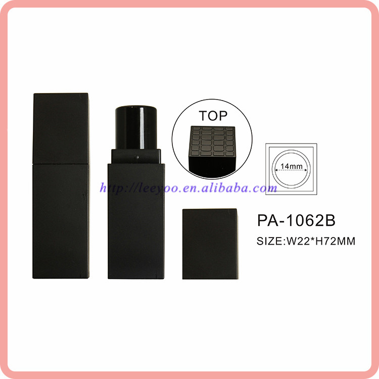 square lipstick tube, lipstick container, cosmetics packaging