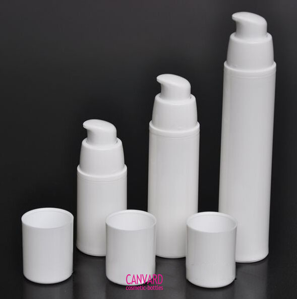 15ml,30ml,50ml white airless pump bottles