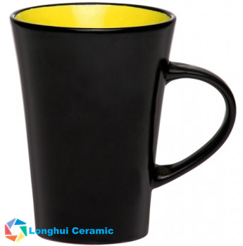 10oz Custom matte finish ceramic tazo tea mug