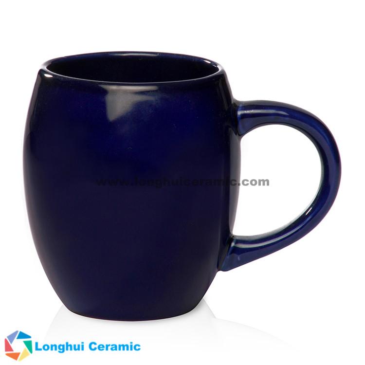 19oz Promotional barrel ceramic coffee mug