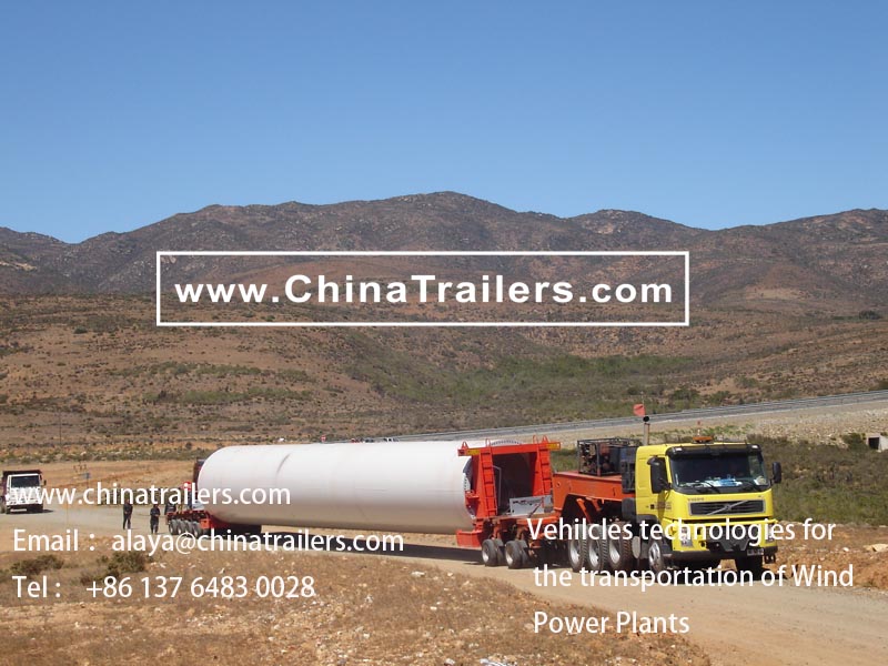 .ChinaTrailers manufacture Modular Trailers fully compatible with original Goldhofer THP/SL for Chile