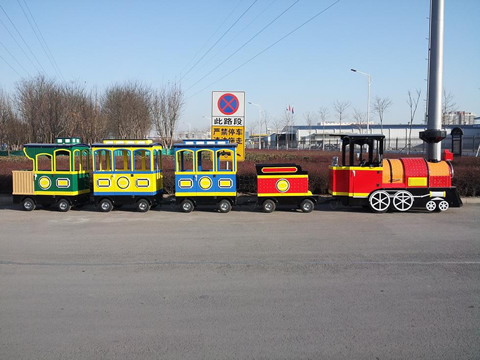 electric trackless train for shopping malls