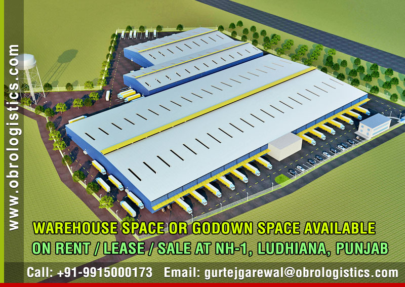 warehouse space for logistics on rent lease in ludhiana punjab