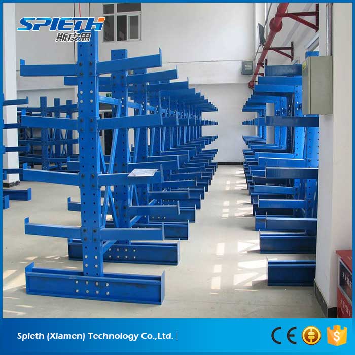 High quality double sided heavy duty storage cantilever racking from pallet rack factory