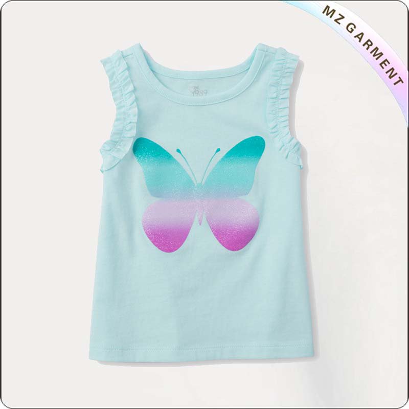 Kids Colorful Butterfly Vest