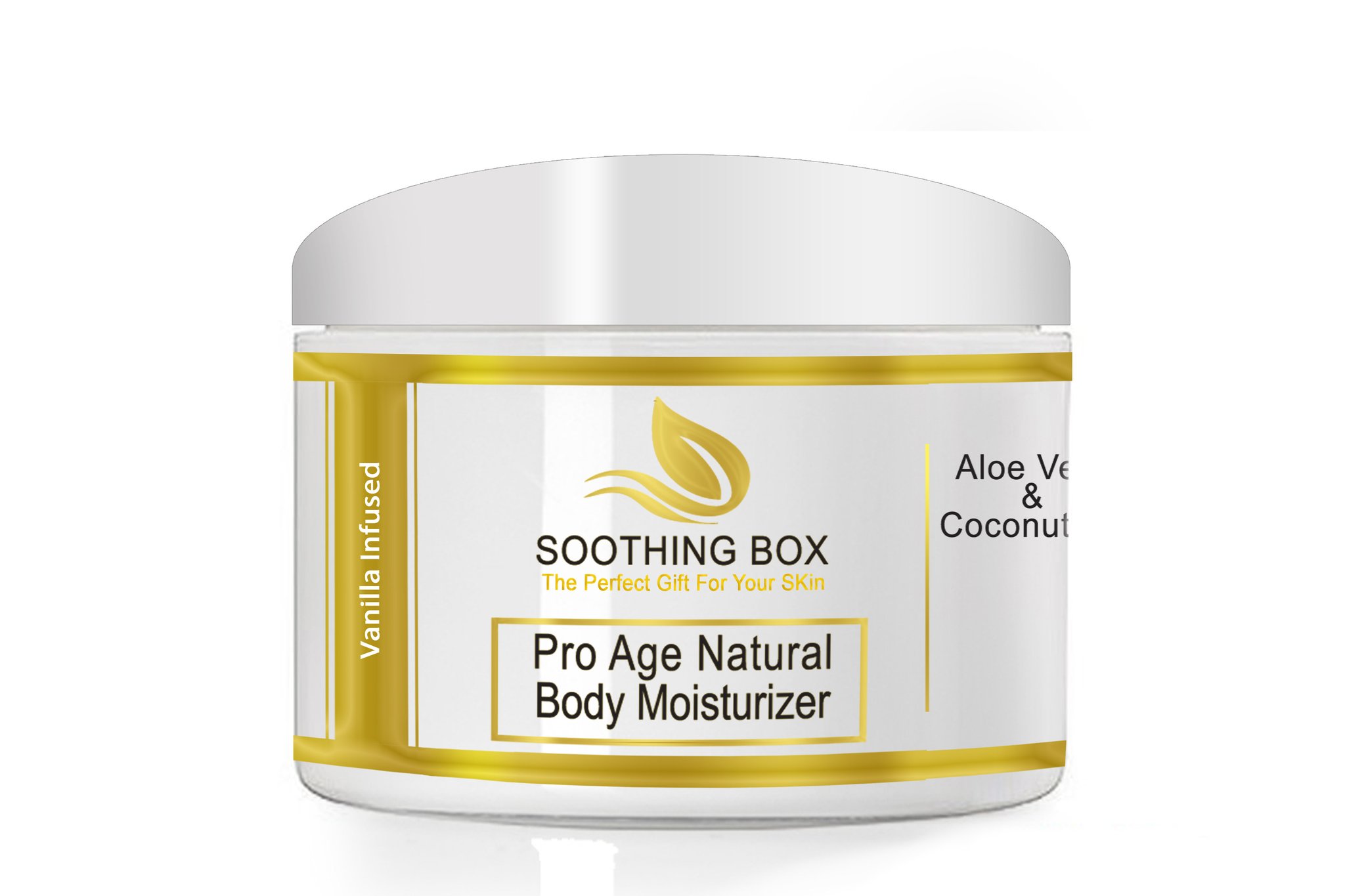 Pro Age Organic Body Moisturizer with Organic Coconut Oil and Aloe Vera