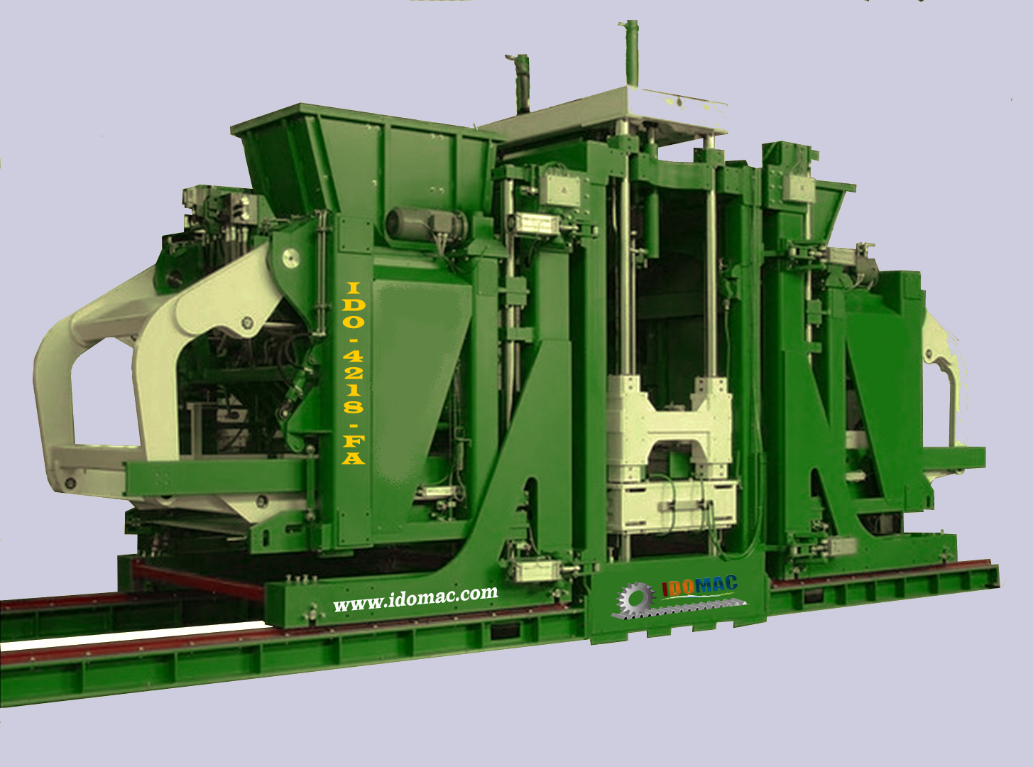 IDO-4218-FA FULL AUTOMATIC CONCRETE BLOCK AND PAVER MAKING MACHINE