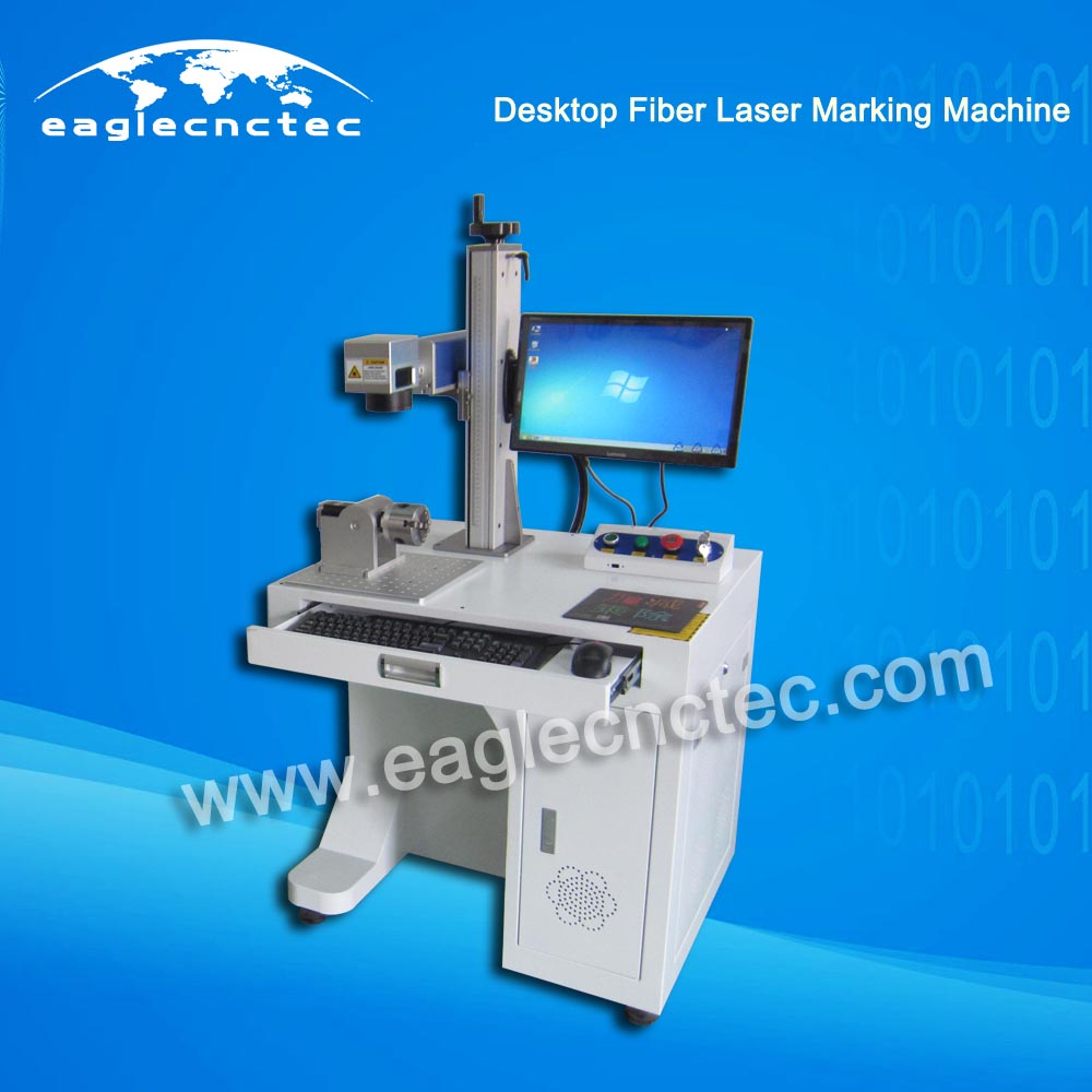 Stand Fiber Laser Marking Machine Nameplate Engraving Machine
