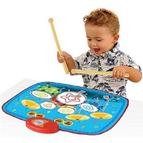 Electronic Drum Kit Playmat with Drum Stick