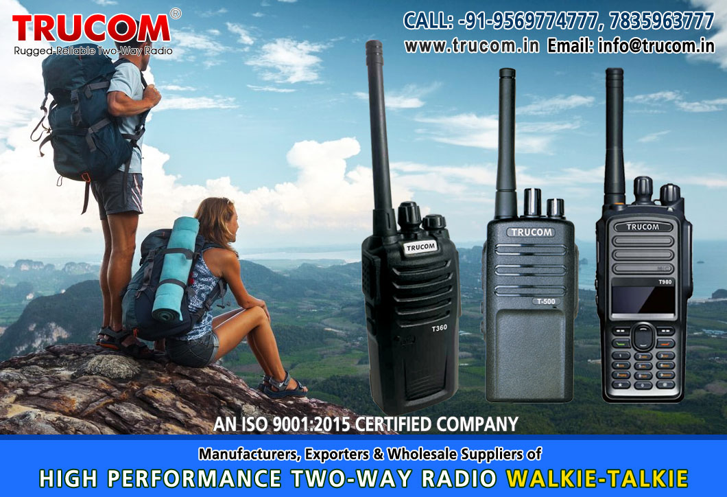 High Quality Long High range walkie talkie radio in India