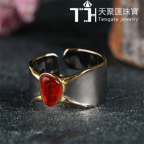 Classical design fashion style gemstone jewelry ring 