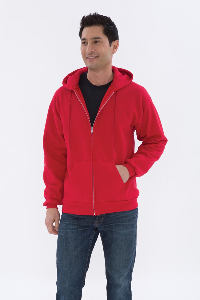 THE AUTHENTIC T-SHIRT COMPANY ATCF2600 Everyday Fleece Full Zip Hooded Sweatshirt