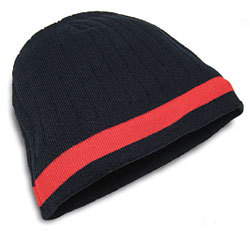 AC2630 Acrylic Knit Toque, Fleece Lining, Single Stripe