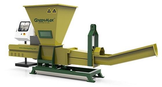 Efficient plastic recycling machine of GREENMAX Poseidon series