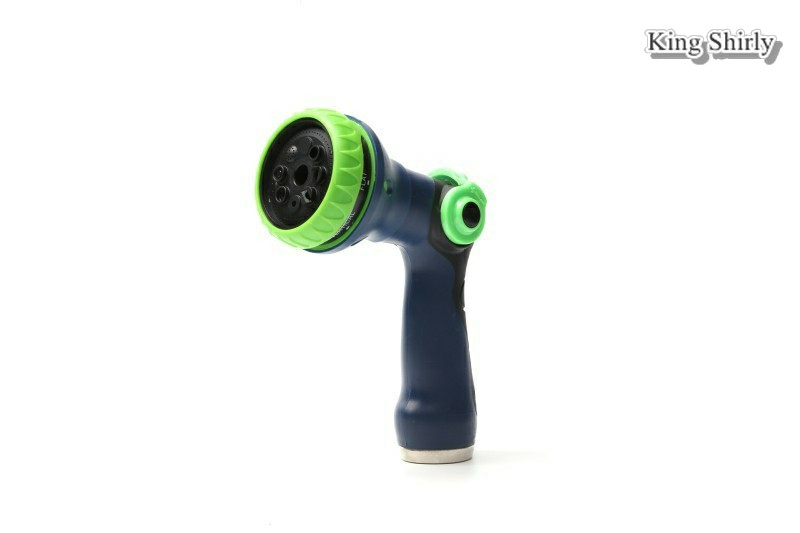 8-pattern water nozzle w/ thumb switch