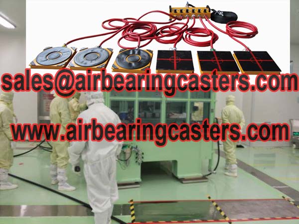 Air bearing casters price list with details modular air casters