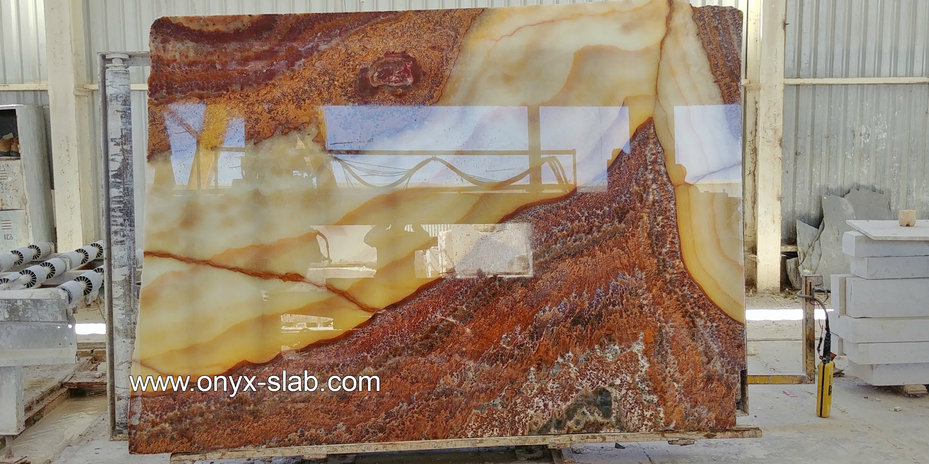 Red Onyx Slabs