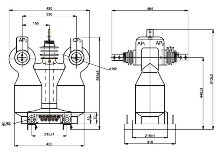 Combined Current And Voltage Transformers