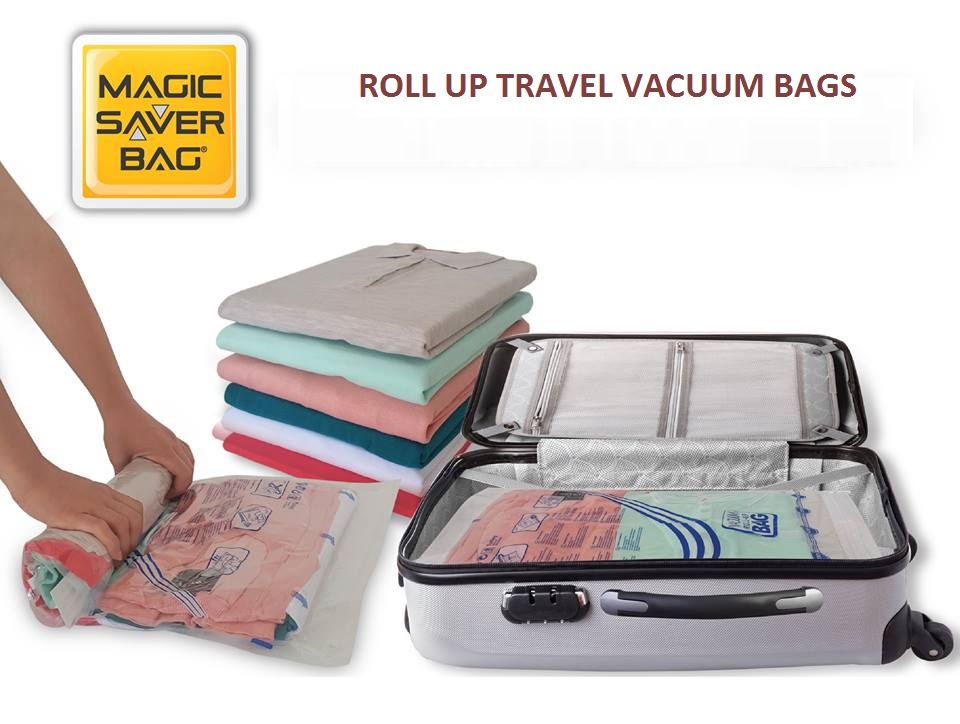 Roll Up Travel Vacuum Bags