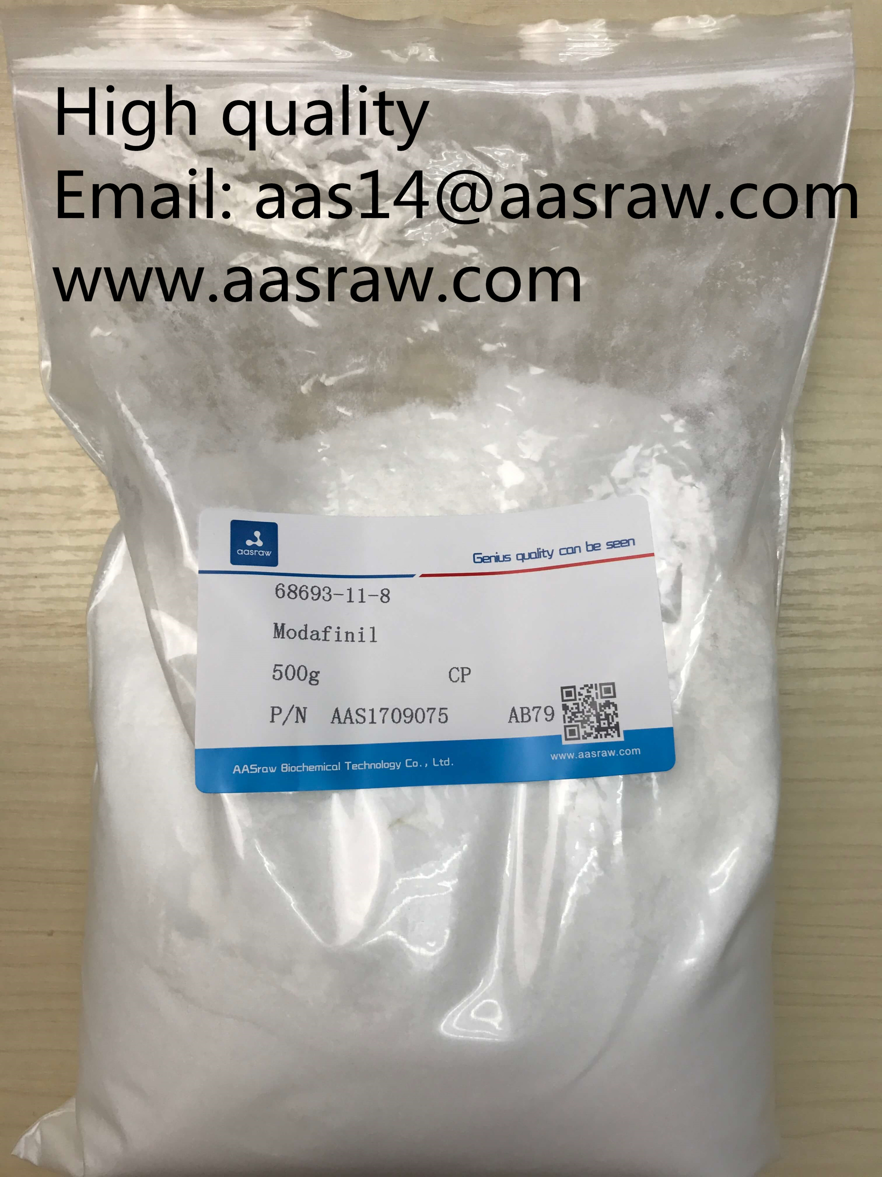 Raw Modafinil (Nootropics) powder supplier CAS 68693-11-8 HIGH purity 99% AASraw  Nootropics powder smart drugs  