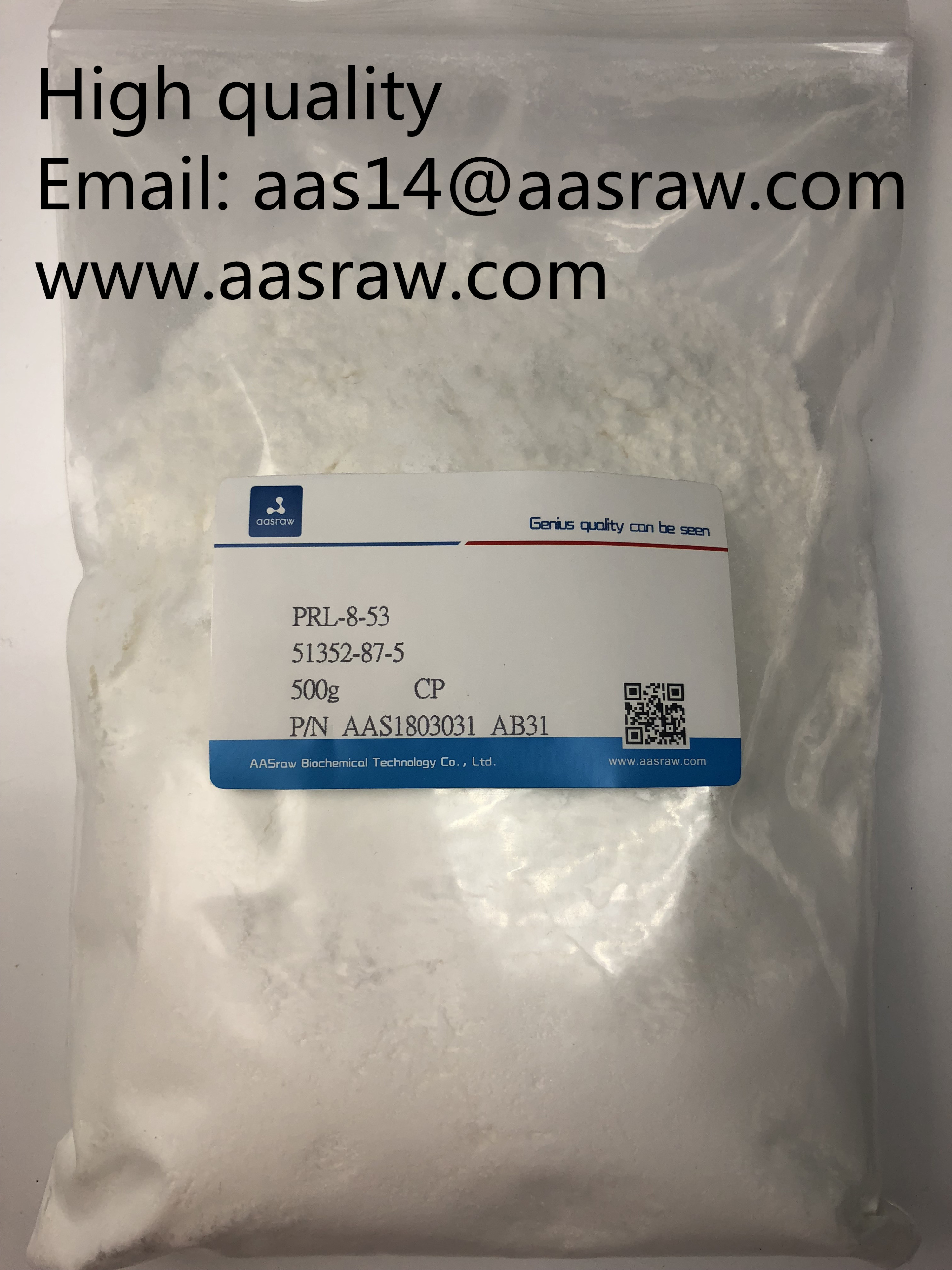 Raw PRL-8-53 powder supplier high purity 99% CAS 51352-87-5 AASraw sarms powder  buy PRL-8-53 powder  PRL-8-53 powder suppliers 