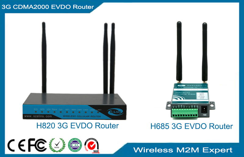 3G CDMA2000 Router, Dual Band 3G CDMA EVDO router