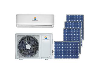 ACDC Hybrid Solar Air Conditioner ( On Grid Working )