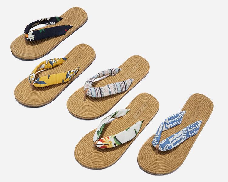 wedge flip flops