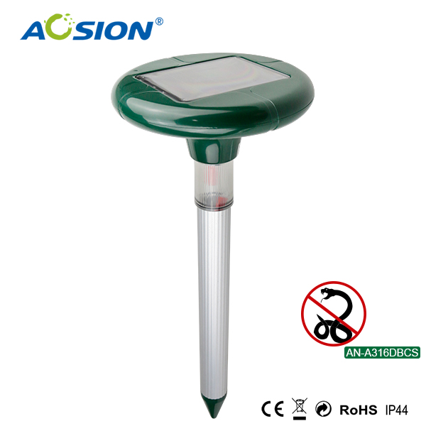 Aosion Outdoor Battery Powered Ultrasonic Bird Repeller With PIR Sensor AN-B011-1