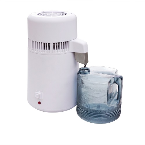 ECO-WORTHY Pure Water Distiller 750W 220V 4L Water Purifier Filter Dental Medical Hospital