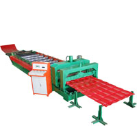 Glazed Roof Tile Board Forming Machine