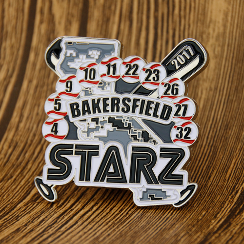 Bakersfield Starz Baseball Pins