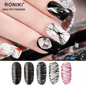 RONIKI Spider Gel,Nail Art Gel,Spider Gel Polish,Nail Painting Color Gel