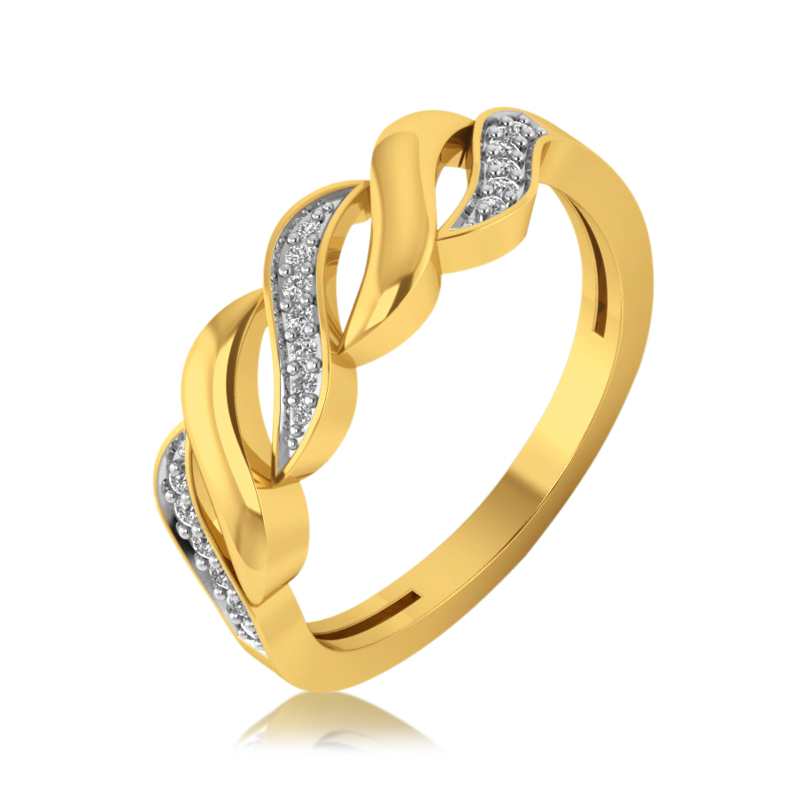 Twist It Up Diamond Ring