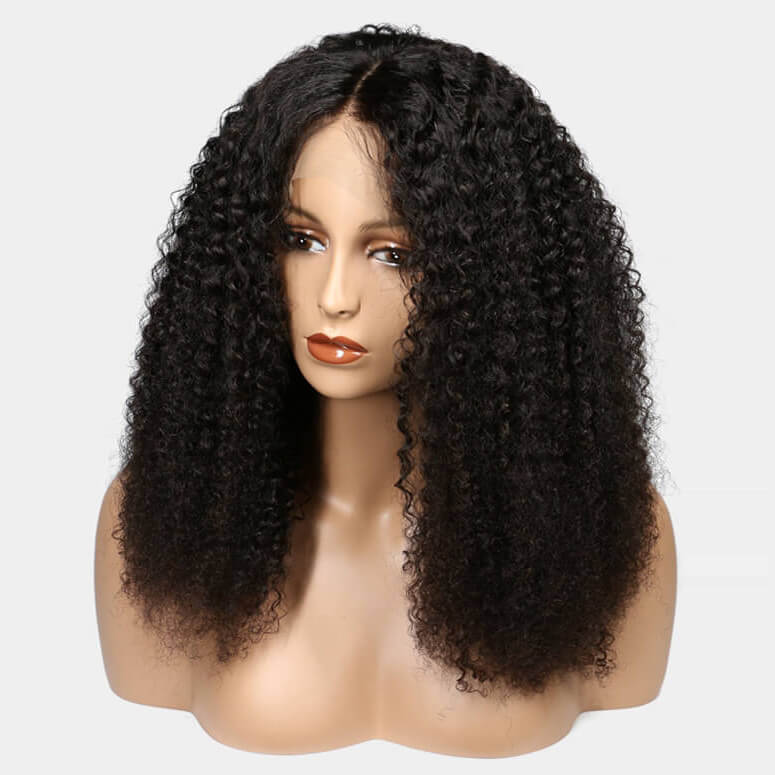 Afro Curly Human Hair Wigs for Black Women S188