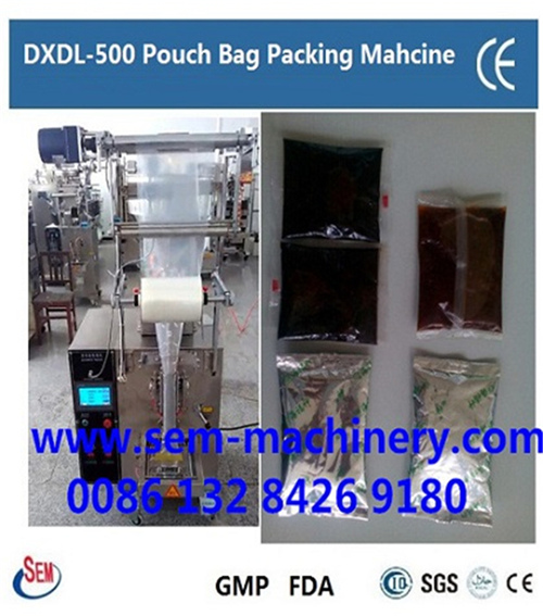 bottle shape sachet liquid packing machine